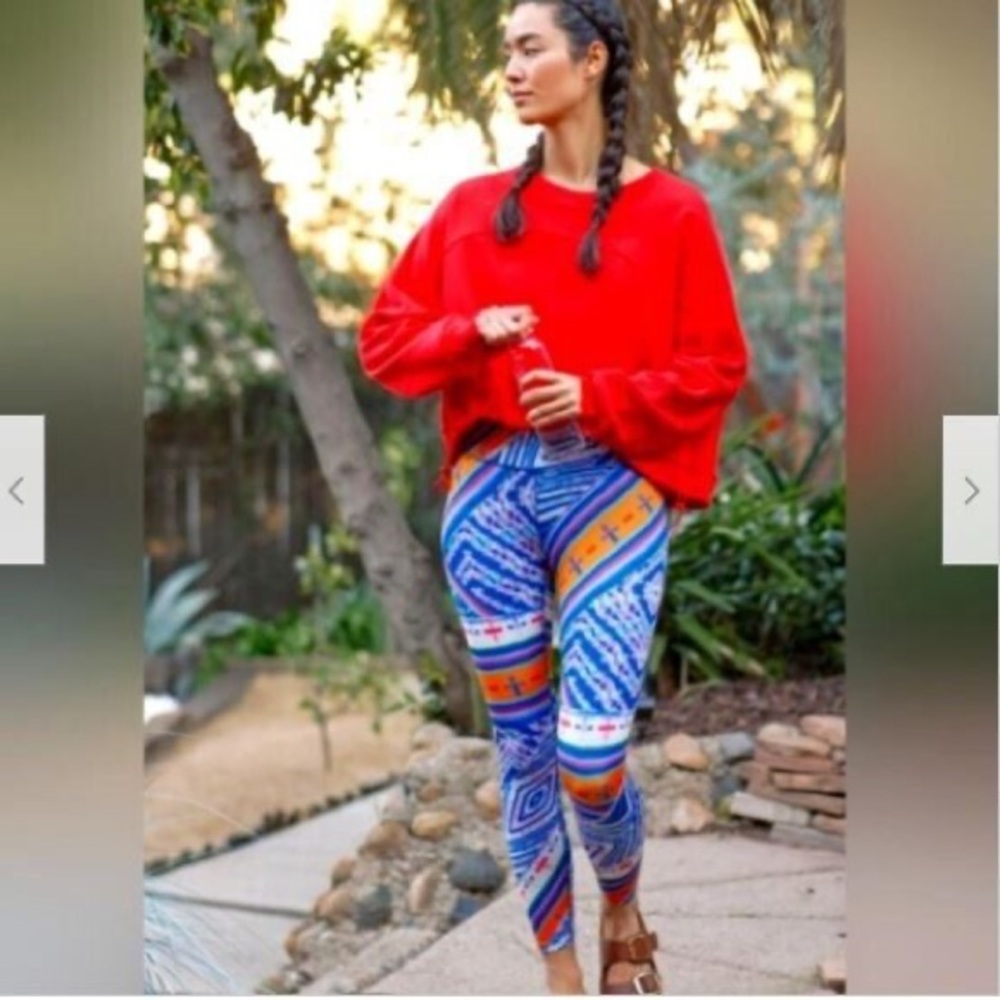 Free People high rise Ashford lose control leggings ski combo S